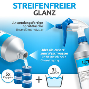 LCT Glasreiniger Spezial, 3 Liter