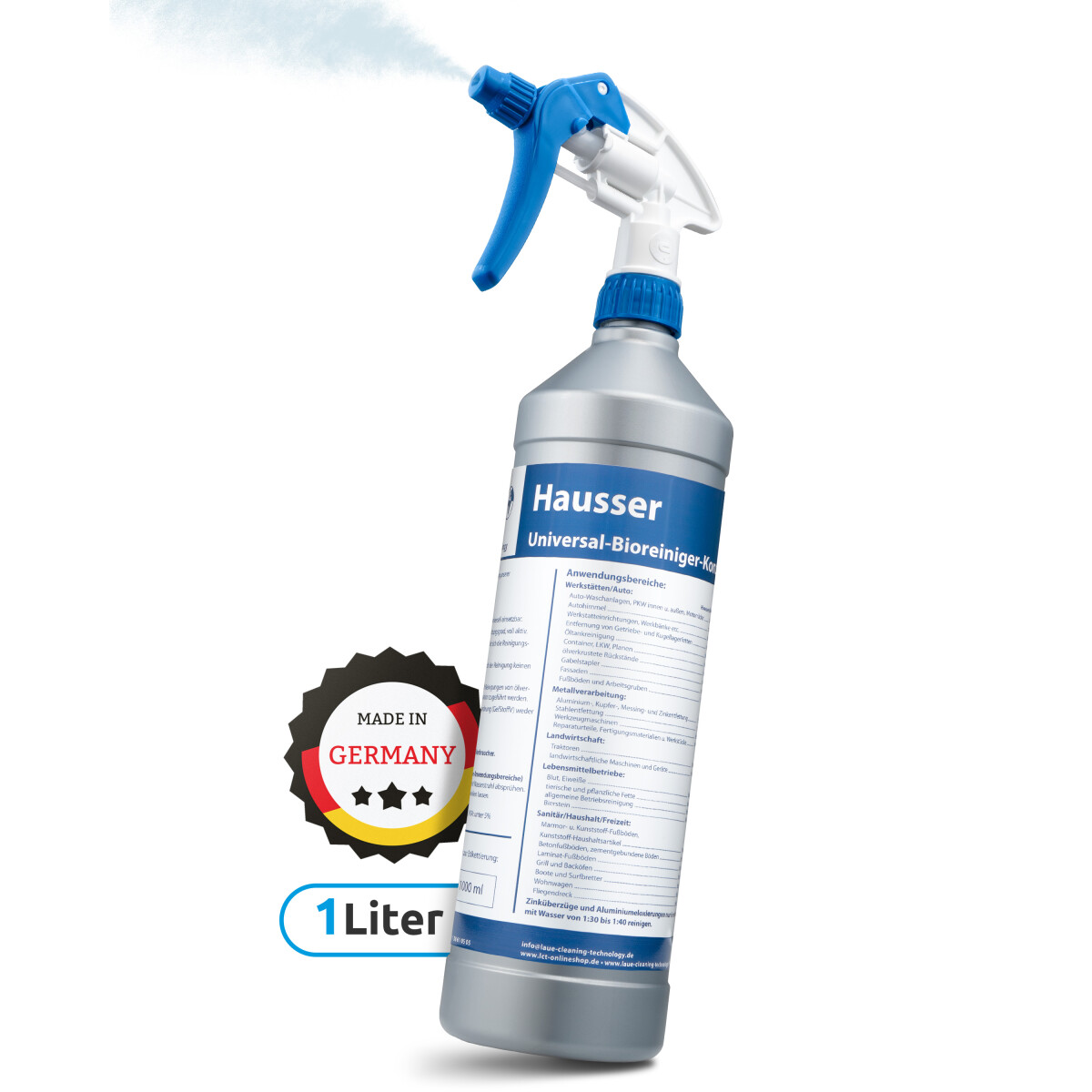 Hausser Universal Bioreiniger Concentrate, 1 Liter, incl....